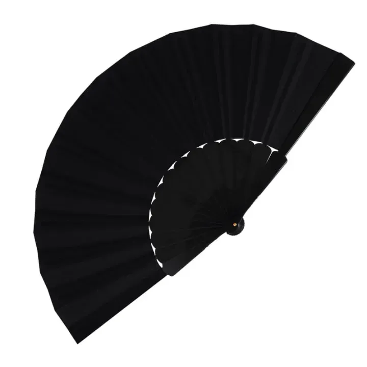 Hand fan plastic  polyester - LT90522 (N0002)